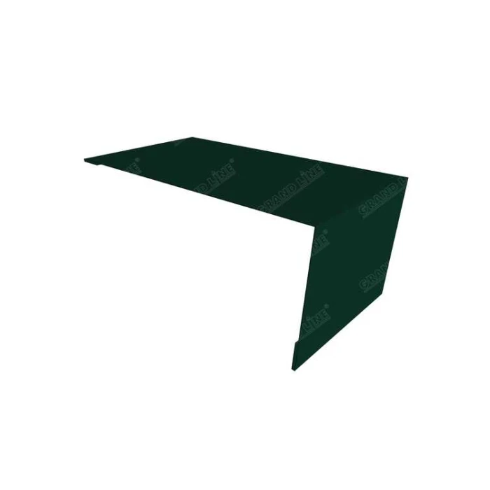 Планка мансардная 0,5 Atlas с пленкой RAL 6005 зеленый мох