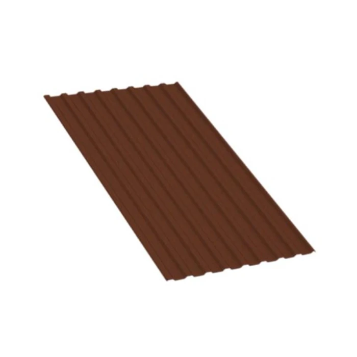 Профнастил C8 300х0.35 Окрашенный RAL 8004